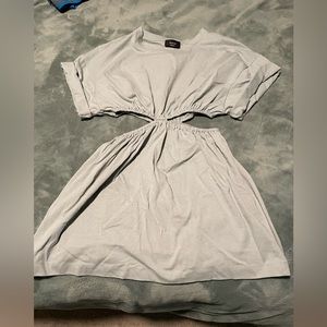 Vici Collection Free People Inspired Cut Out Tshirt Dress